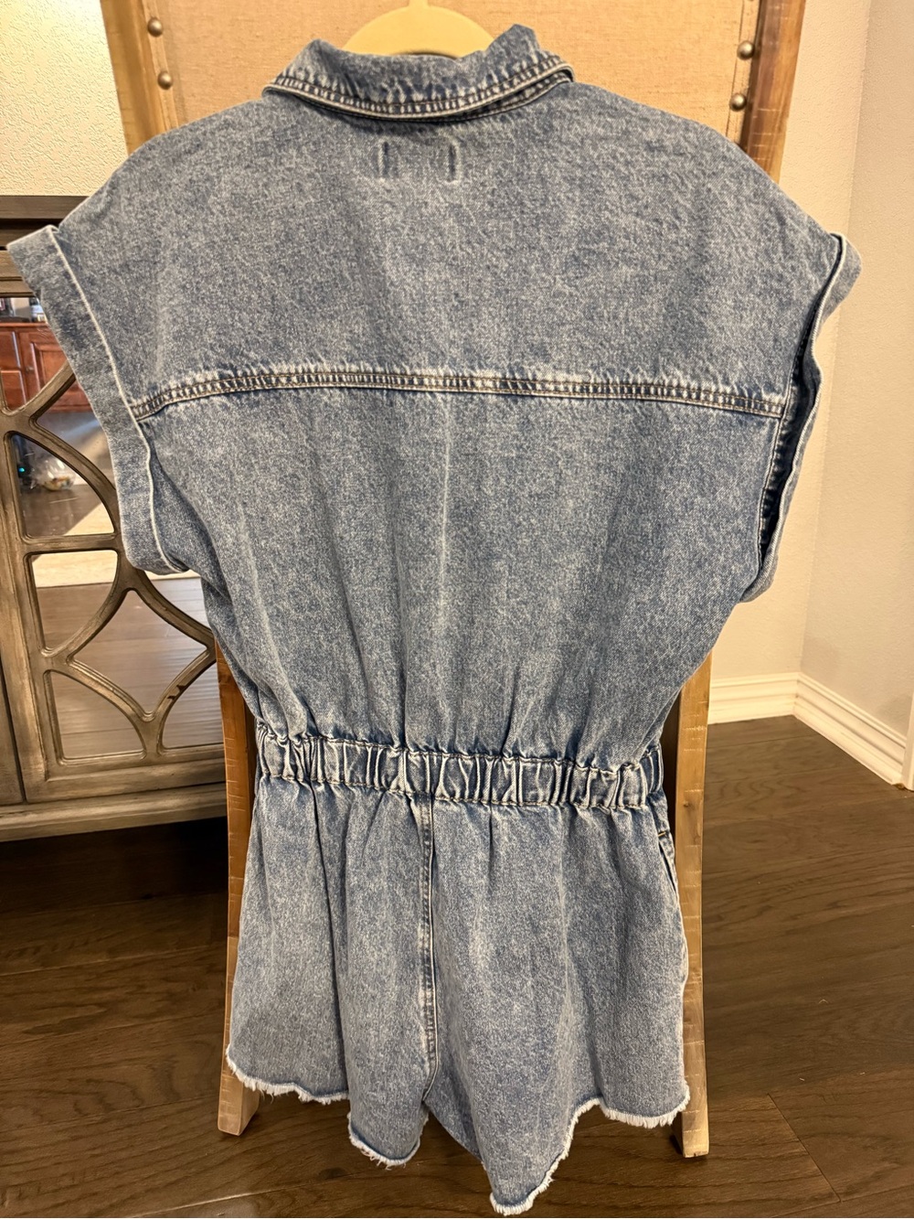 Steve Madden Blue Denim Romper - Picture 4 of 5
